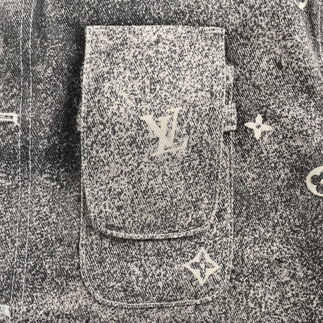 Louis Vuitton/Louis Vuitton starry sky rendering presbyopic gradient denim shirt jacket